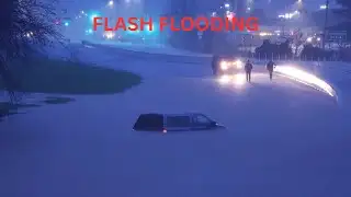 Deadly Flash Flooding in Redding, CA - RAW Video