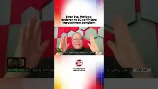 Dean Sta. Maria sa desisyon ng SC sa VP Sara impeachment complaint | Ted Failon & DJ Chacha