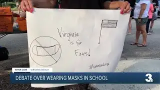 Debate over wearing masks in school