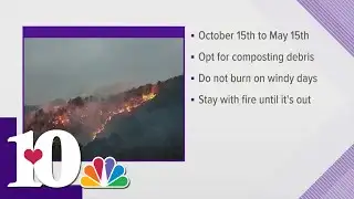 Debris burn permits required in TN starting Oct. 15