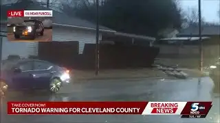 Debris found after radar confirms tornado in Purcell, Oklahoma