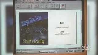 Dec. 11, 1996: Dialing up the modem to get festive