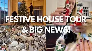 DECORATING THE HOUSE & OUR BIG NEWS! Vlogmas 1