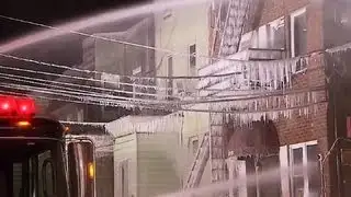 Deep freeze brings extra challenges for firefighters