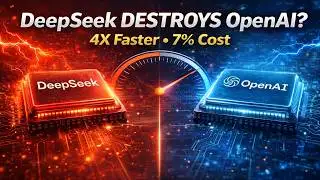 DeepSeek Made OpenAI Look SLOW. 4X Better, 7% Cost.