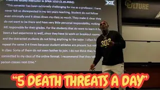 Deion Sanders receives about five death threats a day, his bodyguard says