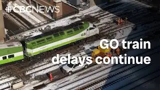 Delays continue after GO train derails near Union Station