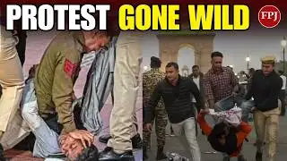 Delhi Pollution Protest Explodes: Cops Hit With Pepper Spray, FIR Filed