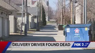 Delivery driver found dead, suspect in custody