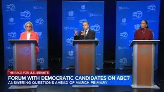 Democratic Illinois U.S. Senate Primary Forum presented by ABC7 Chicago