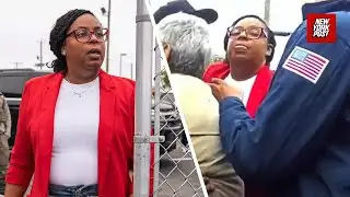Democratic rep LaMonica McIver charged over Newark ICE confrontation