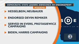 Democratic state leaders announce an endorsement