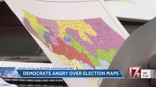 Democrats angry over election maps