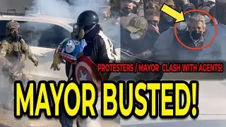 Dems Fume: Chicago Protesters Assault Federal Agents- MAYOR Was There!