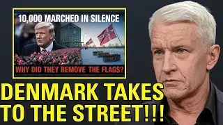 Denmark STRIKES BACK with MASSIVE PROTEST against Trump Flags Were Removed