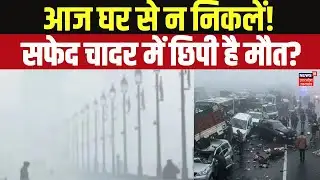 Dense Fog Causes Massive Pile-up: कोहरे की वजह से हुआ बड़ा हादसा, आपस में टकराई कई गाड़ियां! Top News