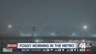 Dense fog could cause problems during your morning communte