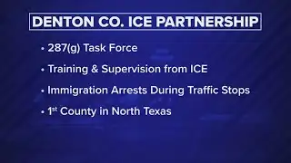 Denton County signs partnership with ICE