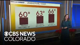 Denver stays mild and dry