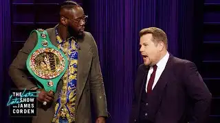 Deontay Wilder Crashes James Corden