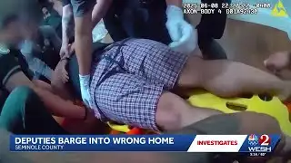 Deputies force way into wrong Florida home | Bodycam shows what happened next