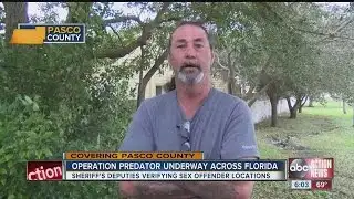 Deputies go door to door for Operation Predator