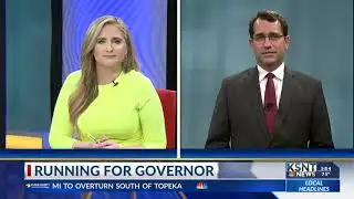 Derek Schmidt Running for Kansas Governor GOP Primary - KSNT News Appearance March 9, 2021