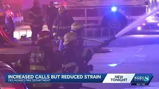 Des Moines Fire Department calls for service leveling off for first time in years