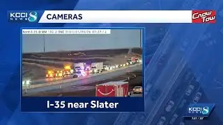 Des Moines traffic: Multi-vehicle crash slows traffic on Interstate 35 near Slater
