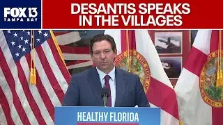 DeSantis news conference in The Villages