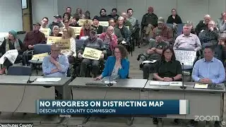 Deschutes County district map sparks debate; commissioners delay decision, will hold public hearing