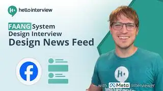 Design FB News Feed System Design Interview w/ ex: Meta Senior Manager