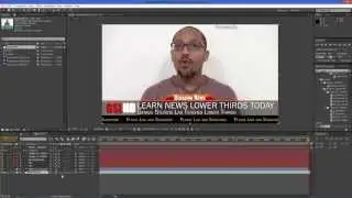 Designing News Style Lower Thirds in After Effects