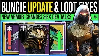 Destiny 2: BUNGIE RESPONDS & NEW ARMOR SET! D2 Fixes, Loot Update, Pre Order Boom, Ex Director, More