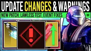 Destiny 2: NEW PATCH CHANGES & LOOT WARNING! Server Disruption, Lawless Update, News, More (3rd Feb)