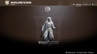 Destiny 2 - Solo Flawless Warlord