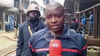 Devastating Fire Consumes Stores at Bali Park in Bamenda.