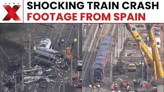 Devastating Views of Alvia and Iryo Train Wreckages After Spain Crash