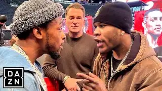 Devin Haney CONFRONTS & Almost Fought Keyshawn Davis Live And Warns Him