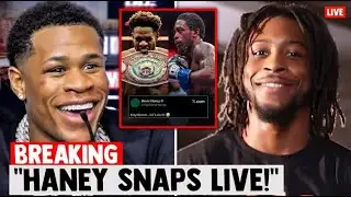 Devin Haney Nearly Fights Keyshawn Davis LIVE – Shocking Warning Stuns Fans