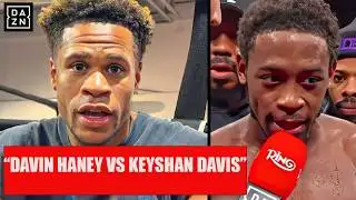 Devin Haney Responds After Keyshawn Davis Calls Him Out in Heated Exchange