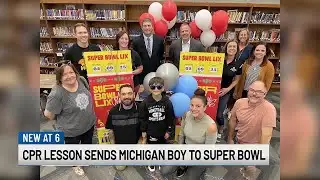 DeWitt 5th grader wins Super Bowl tickets for learning CPR