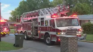 DFD responds to a house fire in west Dothan
