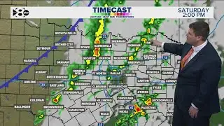 DFW Weather: A cold front brings scattered thunderstorms this weekend