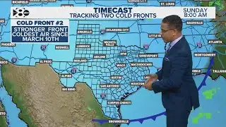 DFW Weather: Cold fronts to bring cooler temperatures to North Texas this weekend