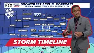 DFW Weather: Latest North Texas winter storm update Friday