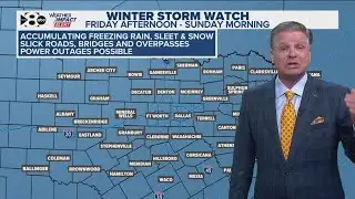 DFW weather: Latest winter storm forecast