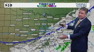 DFW Weather: Low rain chance Tuesday
