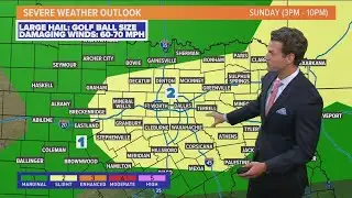 DFW Weather: Scattered severe weather chances continue into this week