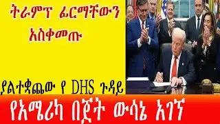 የአሜሪካ በጀት ውሳኔ:ትራምፕ ፊርማቸውን አስቀመጡ:ያልተቋጨው የ DHS ጉዳይ:Trump signs bill to end partial government shutdown